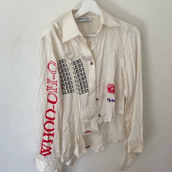 Ground zero silk blouse - Picture 2 of 5